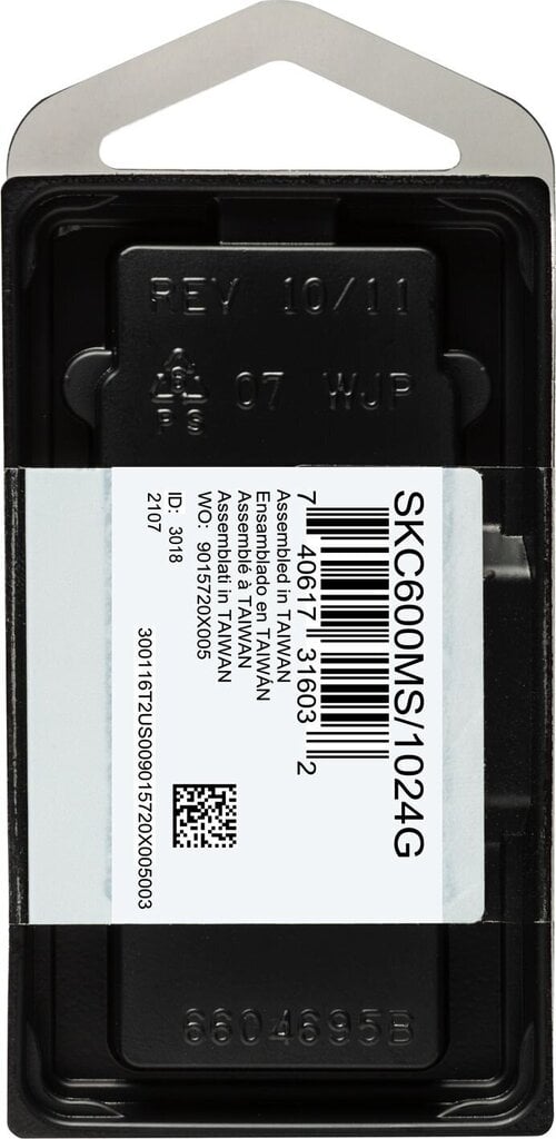 Kingston SKC600MS/1024G cena un informācija | Iekšējie cietie diski (HDD, SSD, Hybrid) | 220.lv