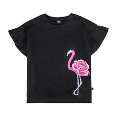 Krekls Flamingo meitenēm, melns cena un informācija | Krekli, bodiji, blūzes meitenēm | 220.lv