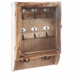 Шкаф для ключей, 26x38 см, дерево цена и информация | Другие принадлежности для мебели | 220.lv
