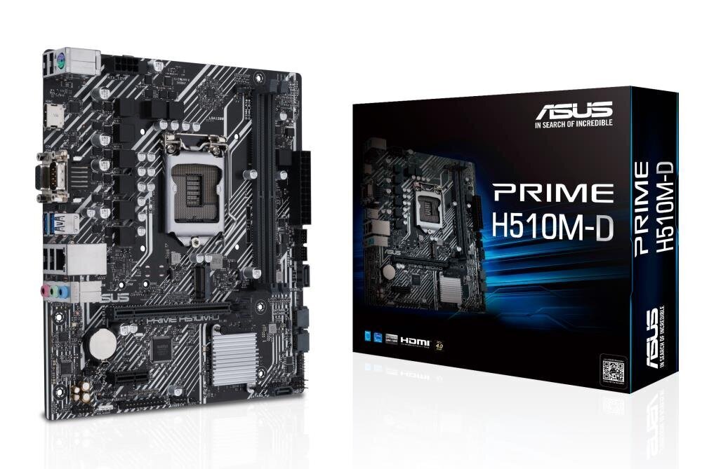 Asus Prime H510M-D cena un informācija | Mātesplates | 220.lv