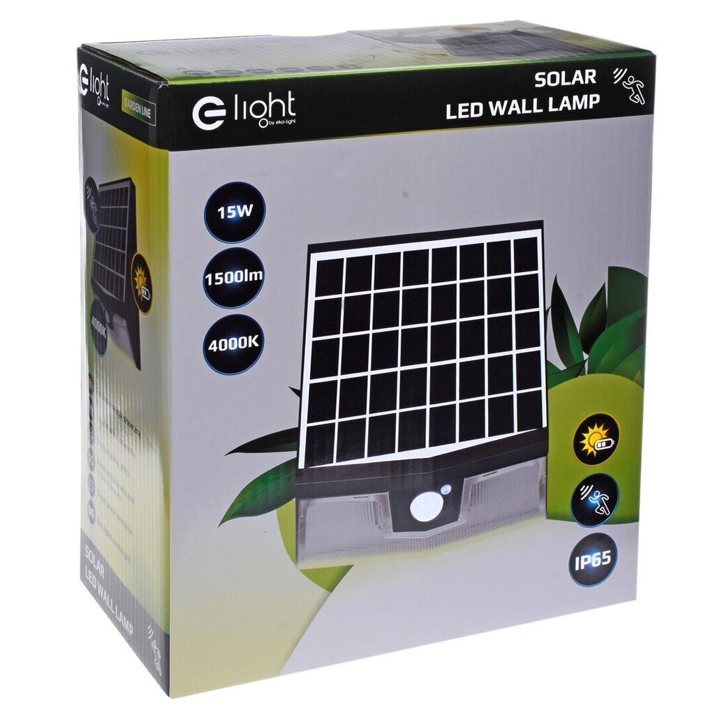 Eko-Light saules gaismeklis Transformer, 15W 4000K cena un informācija | Āra apgaismojums | 220.lv