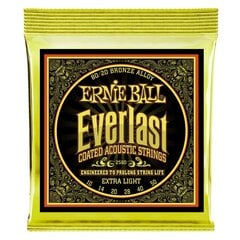 Stīgas ak. ģitārai Ernie Ball Everlast Extra Light Bronze 0.010 - 0.050 cena un informācija | Mūzikas instrumentu piederumi | 220.lv