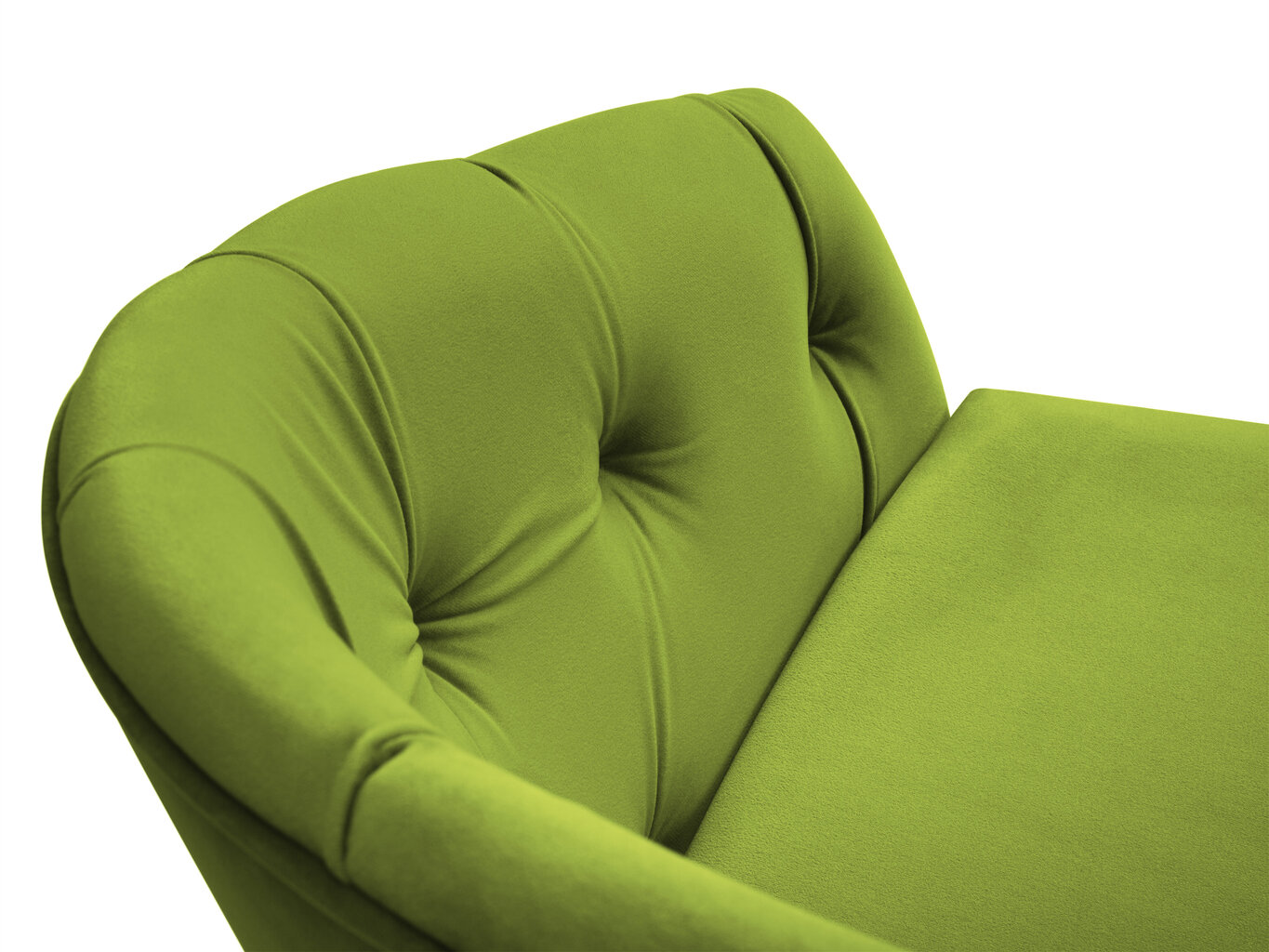 Krēsls Milo Casa Elisa, zaļas/zeltainas krāsas cena un informācija | Virtuves un ēdamistabas krēsli | 220.lv