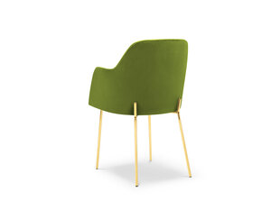 Krēsls Cosmopolitan Design Padova, zaļas/zeltainas krāsas cena un informācija | Virtuves un ēdamistabas krēsli | 220.lv