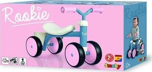 Беговел Smoby Rookie, розовый цена и информация | Балансировочные велосипеды | 220.lv