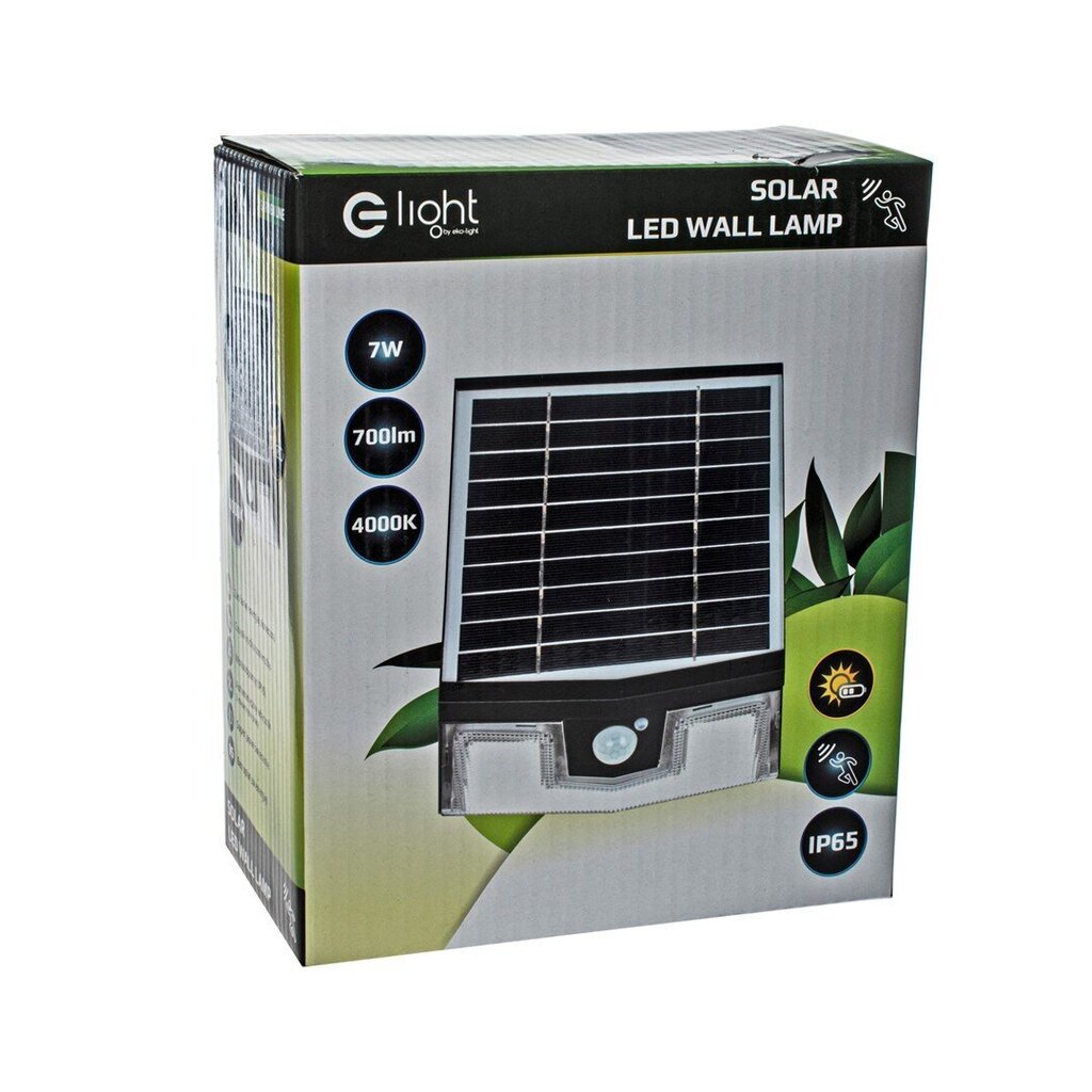 Eko-light āra gaismeklis ar saules bateriju Transformer, 7W 4000K cena un informācija | Āra apgaismojums | 220.lv