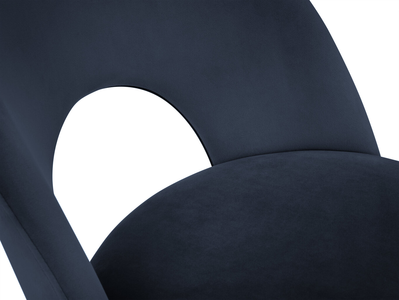 Krēsls Milo Casa Lucia, tumši zilas/zeltainas krāsas cena un informācija | Virtuves un ēdamistabas krēsli | 220.lv