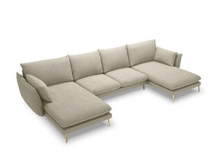 Stūra dīvāns Milo Casa Elio 6S, smilškrāsas cena un informācija | Stūra dīvāni | 220.lv