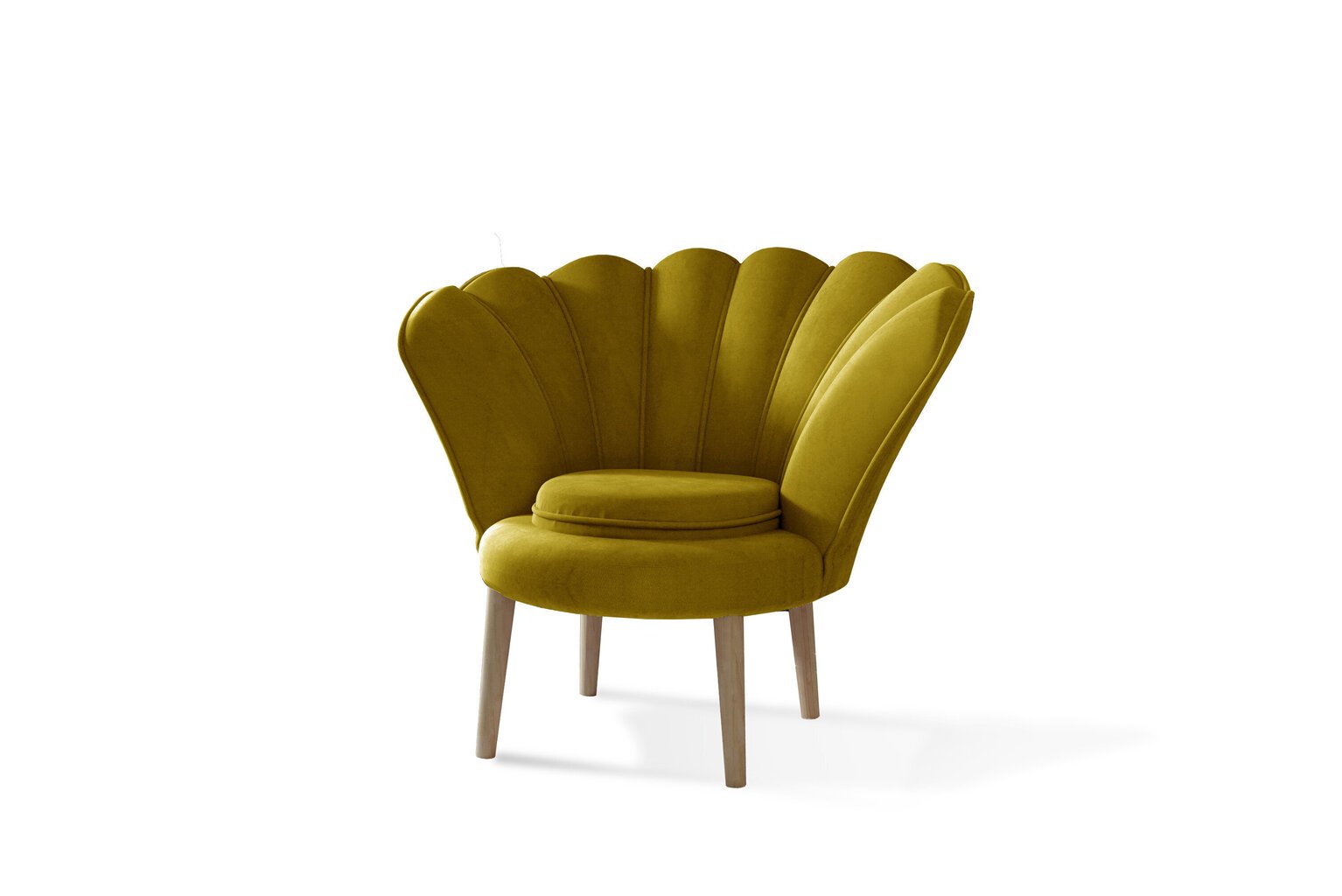 Krēsls NORE Vivien, dzeltens cena un informācija | Atpūtas krēsli | 220.lv
