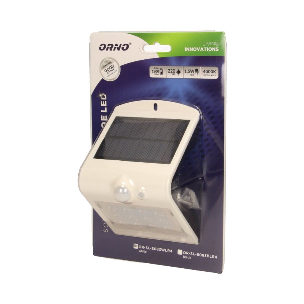 LED Solar dārza lampa SILOE ar kustības sensoru cena un informācija | Āra apgaismojums | 220.lv