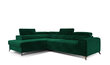 Stūra dīvāns NORE Laurence 10, zaļš cena un informācija | Stūra dīvāni | 220.lv