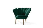 Кресло NORE Vivien, зеленое