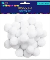 Акриловые пузырьки, 5 см, 30 шт. цена и информация | Аппликации, декорации, наклейки | 220.lv