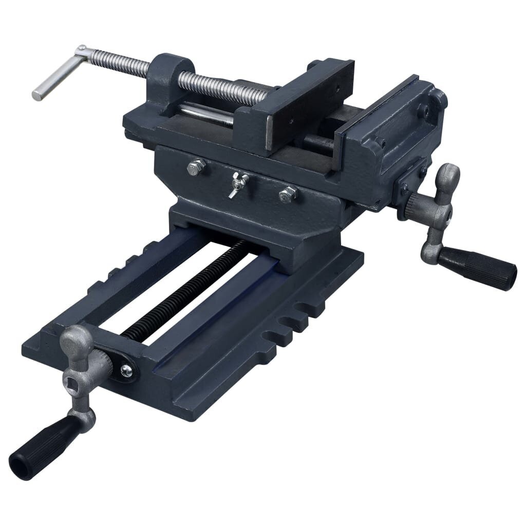 vidaXL ar roku darbināmas krustveida skrūvspīles, 127 mm cena un informācija | Rokas instrumenti | 220.lv