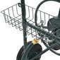 vidaXL dārza šļūtenes ratiņi ar 1/2" savienotāju, 75 m, tērauds цена и информация | Dārza instrumenti | 220.lv