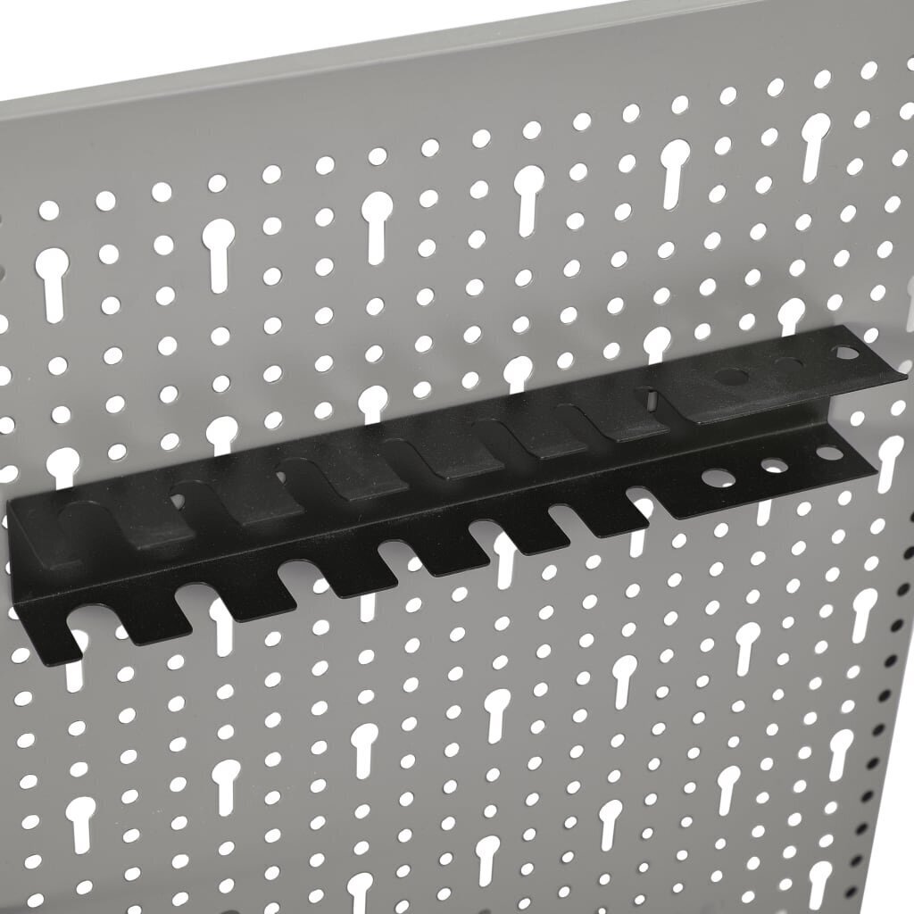 vidaXL perforēti sienas paneļi ar āķiem, 3 gab., 40x58 cm, tērauds цена и информация | Rokas instrumenti | 220.lv