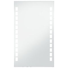 vidaXL vannasistabas spogulis ar LED apgaismojumu, 60x100 cm цена и информация | Зеркала | 220.lv