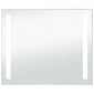 vidaXL vannasistabas sienas spogulis ar LED apgaismojumu, 80x60 cm cena un informācija | Spoguļi | 220.lv