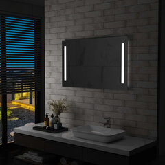 vidaXL vannasistabas sienas spogulis ar LED apgaismojumu, 100x60 cm цена и информация | Зеркальца | 220.lv