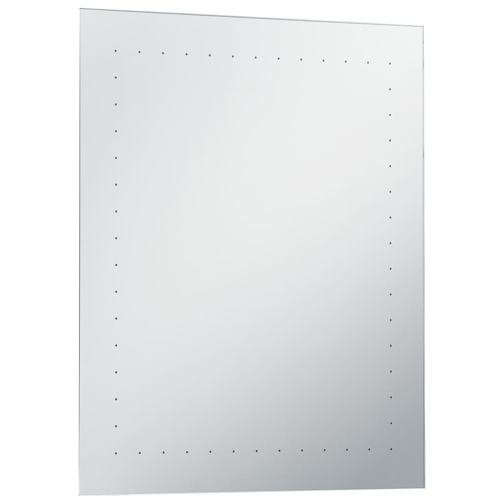 vidaXL vannasistabas sienas spogulis ar LED, 50x60 cm cena un informācija | Spoguļi | 220.lv