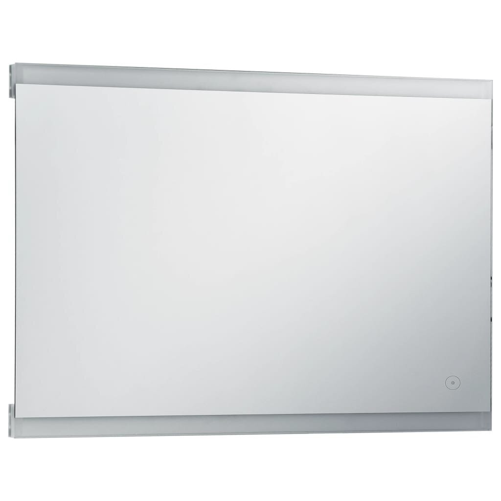 vidaXL vannasistabas spogulis ar LED un skārienu sensoru, 100x60 cm cena un informācija | Spoguļi | 220.lv
