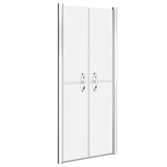 vidaXL dušas durvis, 71x190 cm, ESG, matētas cena un informācija | Dušas durvis, dušas sienas | 220.lv