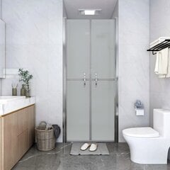 vidaXL dušas durvis, 86x190 cm, ESG, matētas cena un informācija | Dušas durvis, dušas sienas | 220.lv