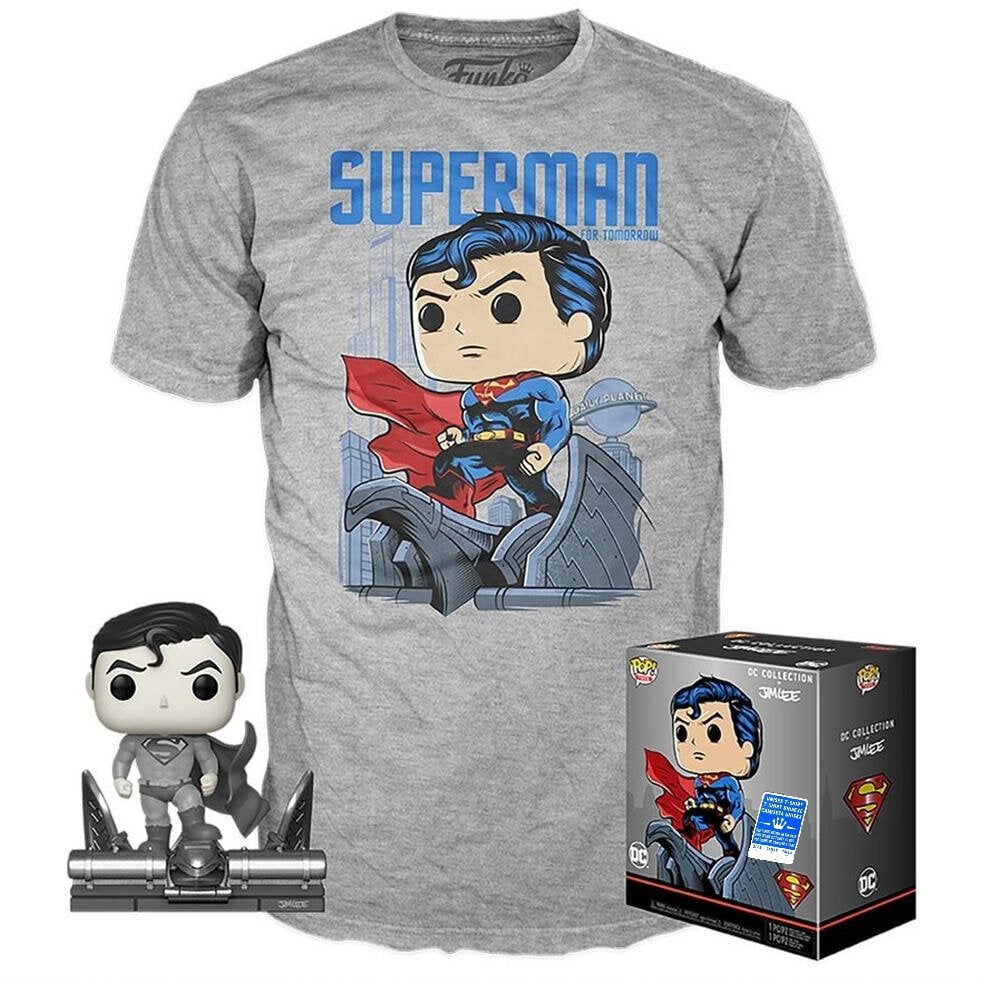 Figūriņa Funko POP! + T-krekls, L, DC Superman + T-shirt L Exclusive cena un informācija | Datorspēļu suvenīri | 220.lv