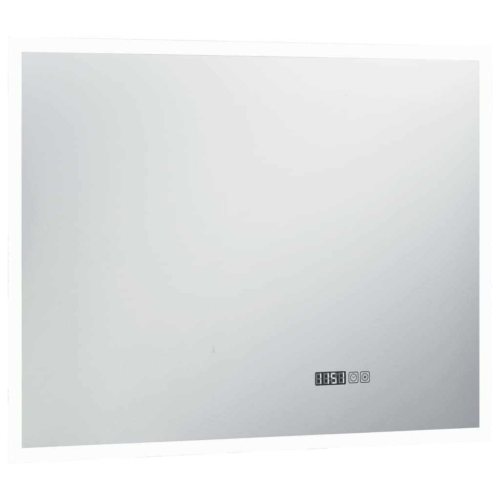 vidaXL vannasistabas spogulis ar LED un skārienu sensoru, 80x60 cm cena un informācija | Spoguļi | 220.lv
