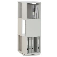 Поворотный шкафчик FMD, 34x34x108 см, белый цена и информация | Шкафчики в гостиную | 220.lv