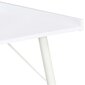 vidaXL galds, balts, 90x50x79 cm cena un informācija | Datorgaldi, rakstāmgaldi, biroja galdi | 220.lv