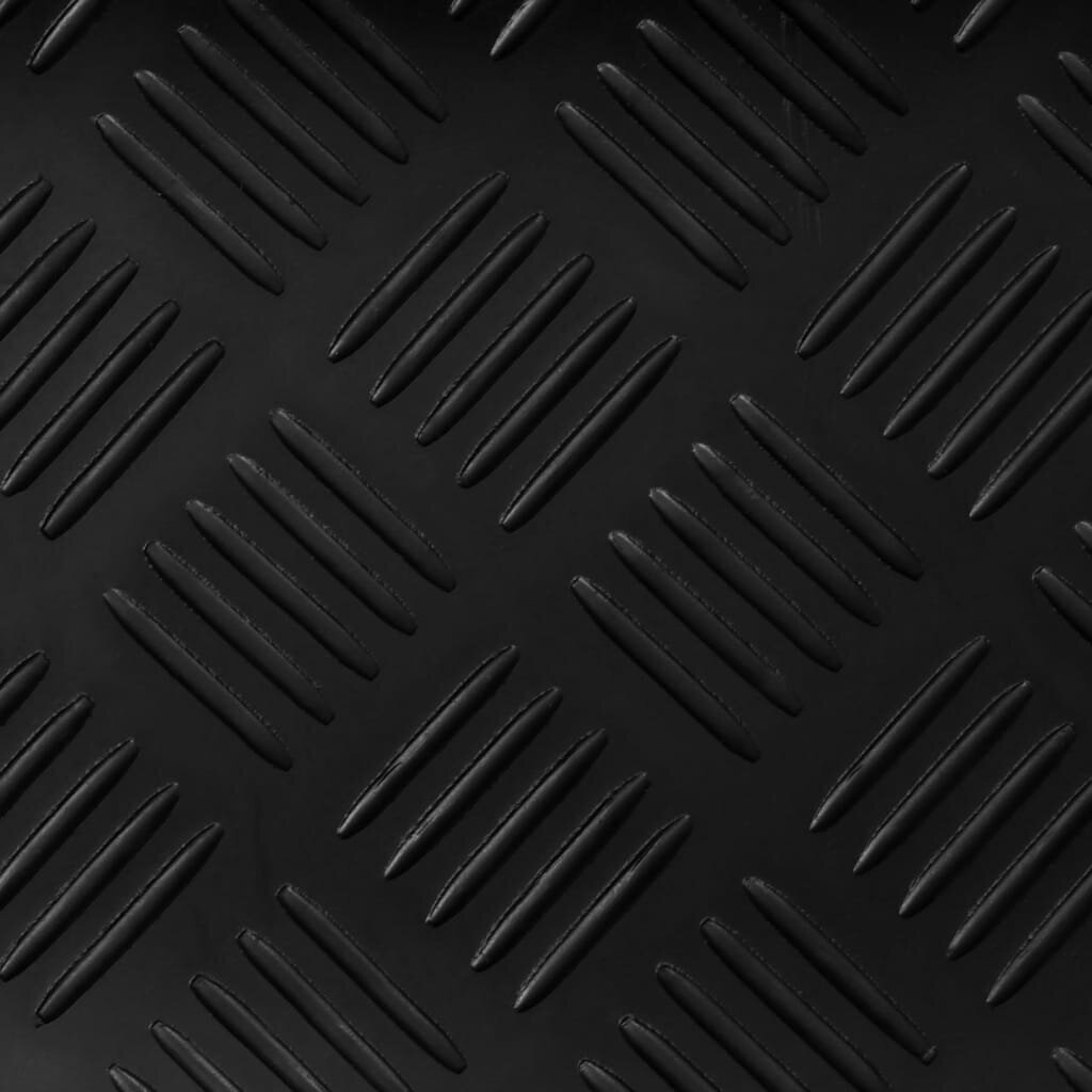 vidaXL grīdas paklājs, neslīdoša gumija, 1,5x2 m, 3 mm, šunu raksts cena un informācija | Universālie paklājiņi | 220.lv