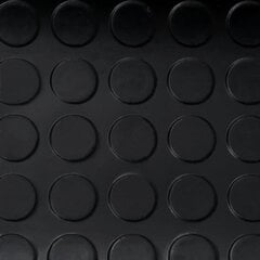vidaXL grīdas paklājs, neslīdoša gumija, 1,5x2 m, 3 mm, punktains цена и информация | Универсальные коврики | 220.lv