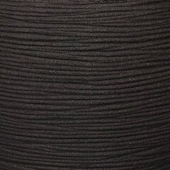 Capi vāze Nature Rib, apaļa forma, 40x32 cm, melna, KBLR270 цена и информация | Вазоны | 220.lv