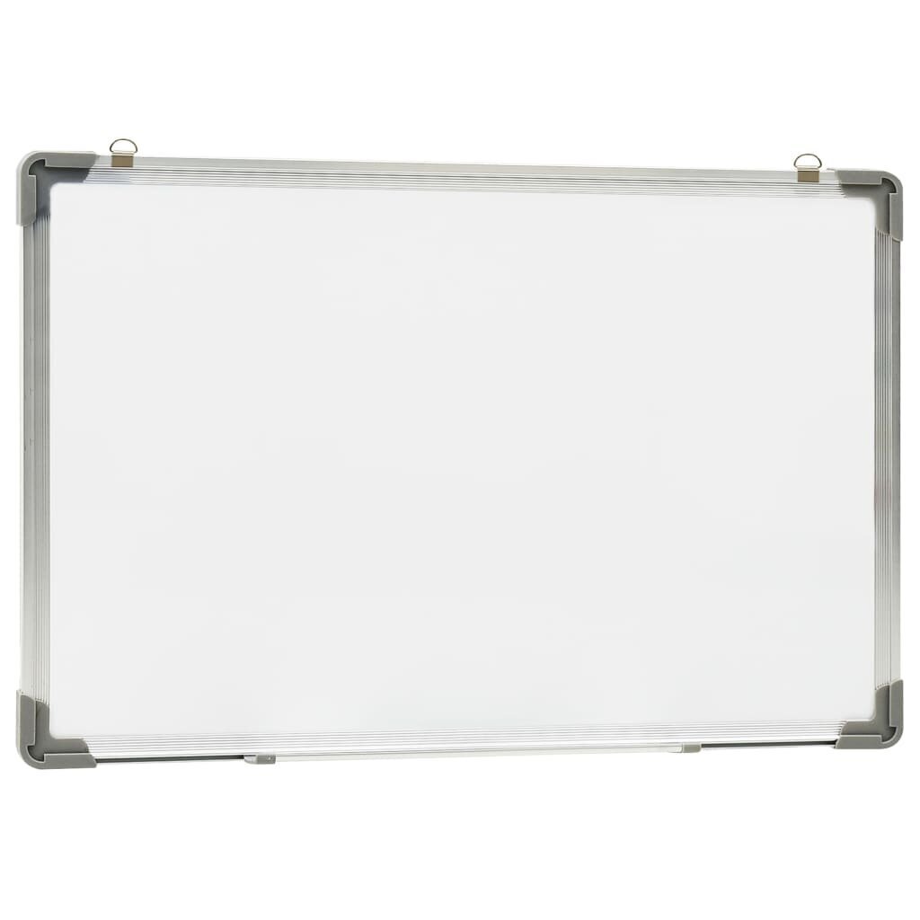 vidaXL magnētiska sausās dzēšanas tāfele, balta, 50x35 cm, tērauds цена и информация | Kancelejas preces | 220.lv