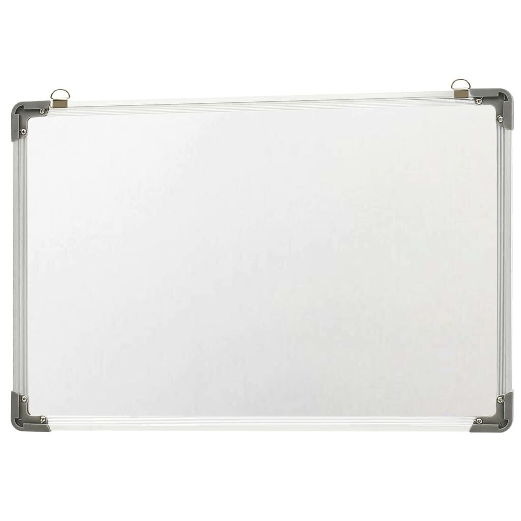 vidaXL magnētiska sausās dzēšanas tāfele, balta, 60x40 cm, tērauds cena un informācija | Kancelejas preces | 220.lv