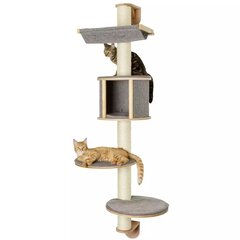 Kerbl sienas kaķu māja Dolomit Tofana, pelēka, 168 cm, 81540 cena un informācija | Kaķu mājas, nagu asināmie | 220.lv