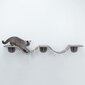 TRIXIE kāpnes kaķiem, stiprināmas pie sienas, 150x30 cm, pelēkbrūnas cena un informācija | Kaķu mājas, nagu asināmie | 220.lv