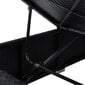 vidaXL sauļošanās zvilnis ar nojumi un matraci, krēmkrāsa, PE pinums cena un informācija | Sauļošanās krēsli | 220.lv
