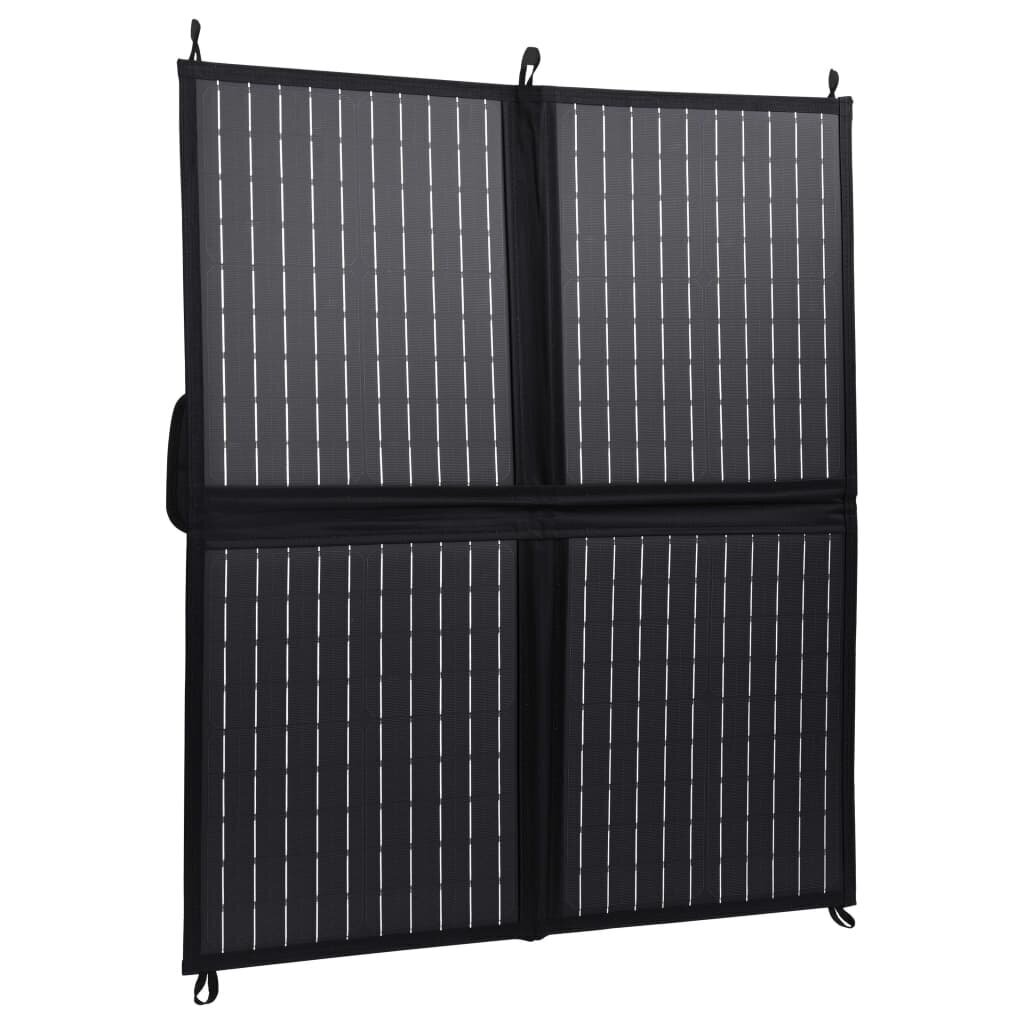 vidaXL salokāms saules paneļa lādētājs, 80 W, 12 V cena un informācija | Saules paneļi, komponentes | 220.lv