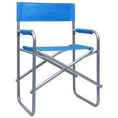 vidaXL režisora krēsli, 2 gab., tārauds, zili cena un informācija | Dārza krēsli | 220.lv