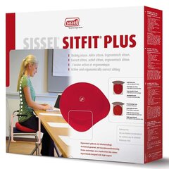Подушка сиденья SISSEL® SITFIT® Plus, красная цена и информация | Балансировочные подушки | 220.lv