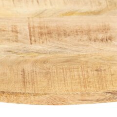 vidaXL galda virsma, 15-16 mm, 60 cm, apaļa, mango masīvkoks цена и информация | Столешницы | 220.lv