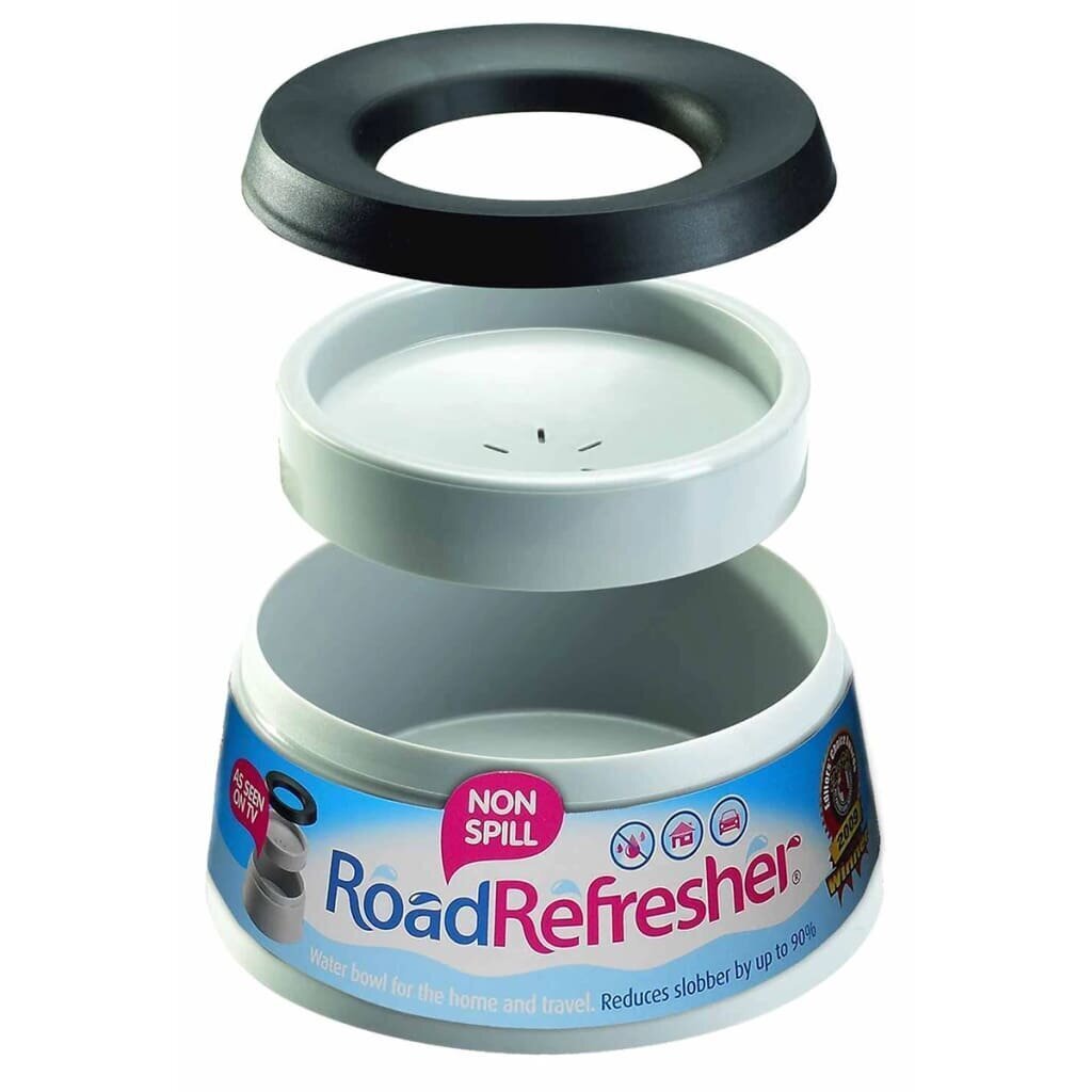 Road Refresher mājdzīvnieku ūdens bļoda, L izmērs, pelēka, LGRR цена и информация | Bļodas, kastes pārtikas | 220.lv