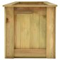 vidaXL augsta puķu kaste, 196x50x50 cm, impregnēts priedes koks cena un informācija | Balkona kastes | 220.lv
