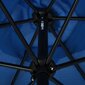 vidaXL dārza saulessargs ar metāla kātu, 300 cm, debeszils цена и информация | Saulessargi, markīzes un statīvi | 220.lv