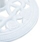 vidaXL saulessarga pamatne, balta, 9 kg, 40 cm, čuguns цена и информация | Saulessargi, markīzes un statīvi | 220.lv