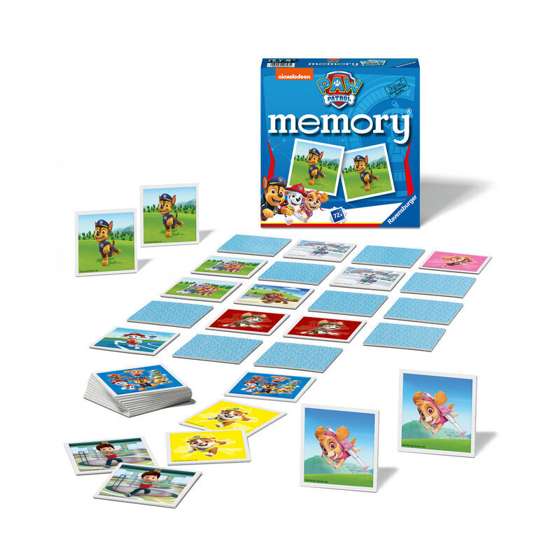 Ravensburger 20743 Spēle "Memory - Paw Patrol" cena un informācija | Galda spēles | 220.lv