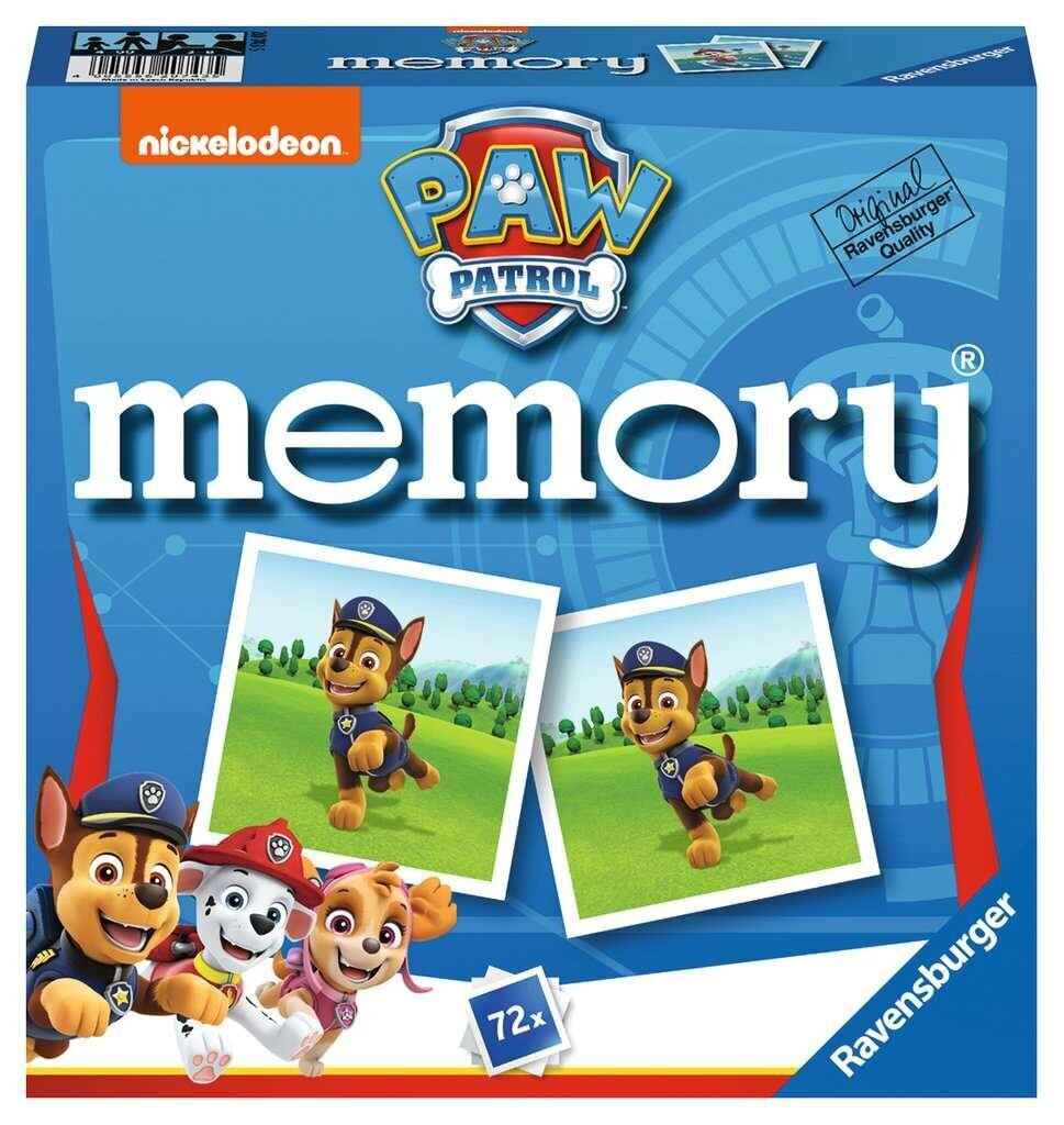 Игра Memory - Paw Patrol Ravensburger 20743 цена | 220.lv