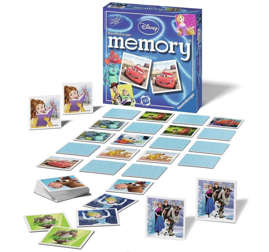 Ravensburger 21227 Spēle "Memory - Disney" cena un informācija | Galda spēles | 220.lv